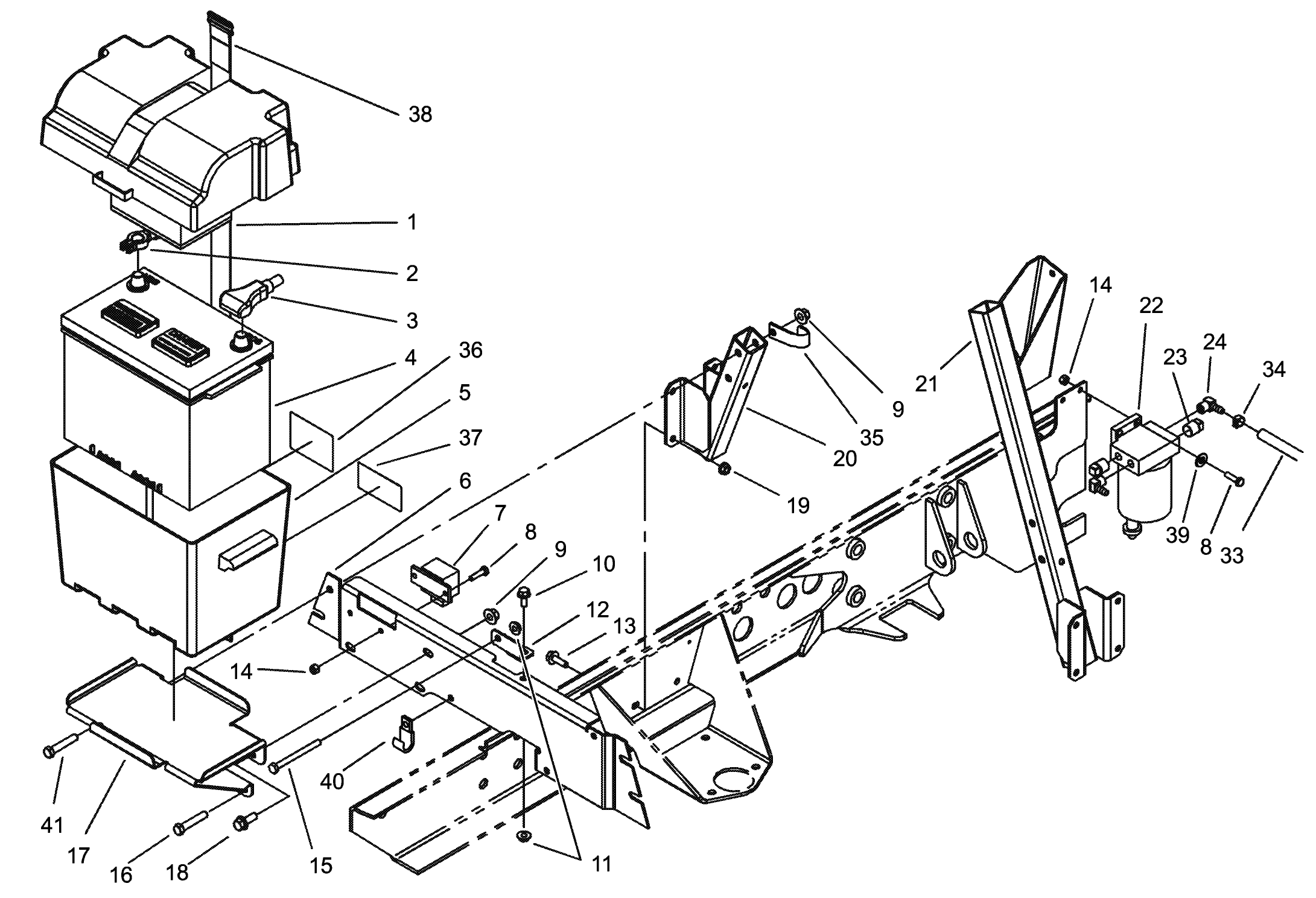 Battery Installation Assembly
