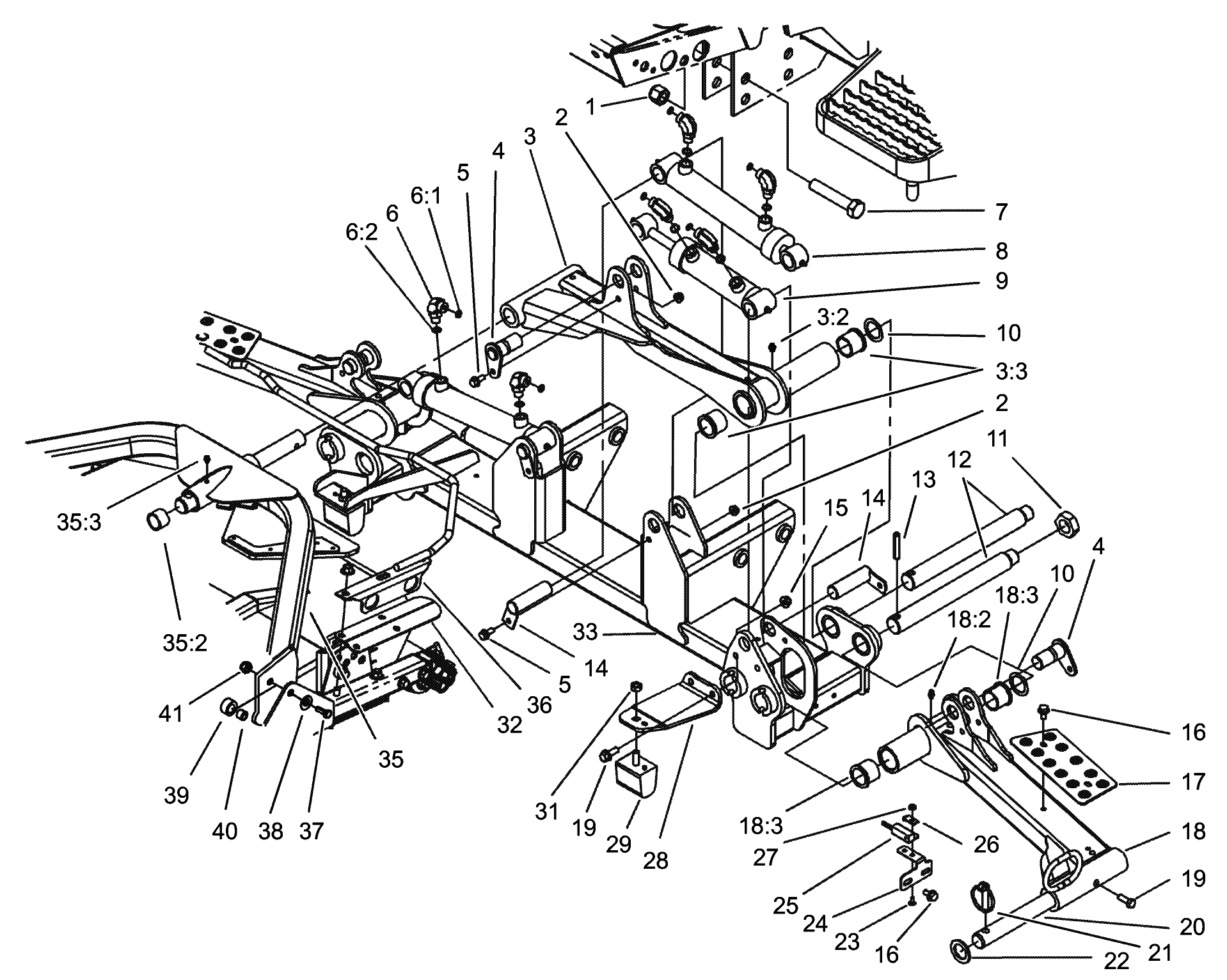 Front Lift Arm Assembly