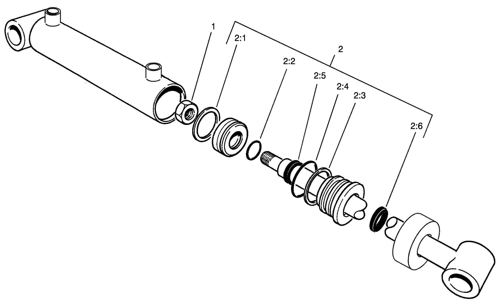 No. 1 Lift Cylinder Assembly No. 104-5528