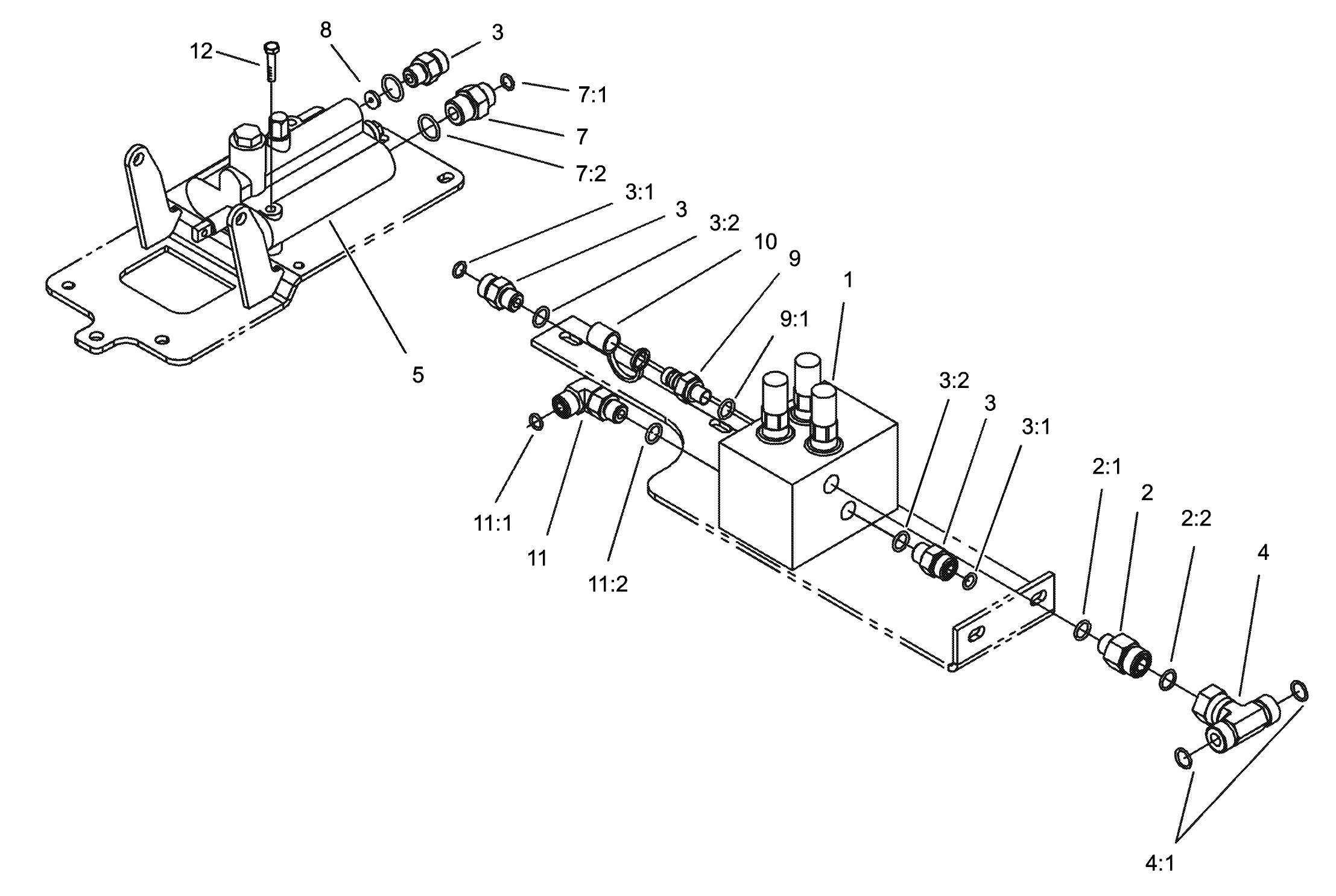 Lift Valve and Counter Balance Assembly