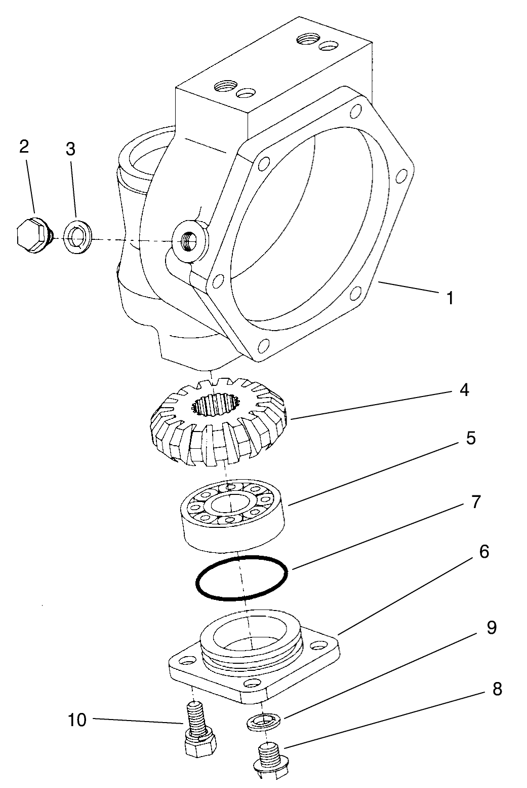 Axle Case Assembly  Rear Axle Assembly No. 100-3784