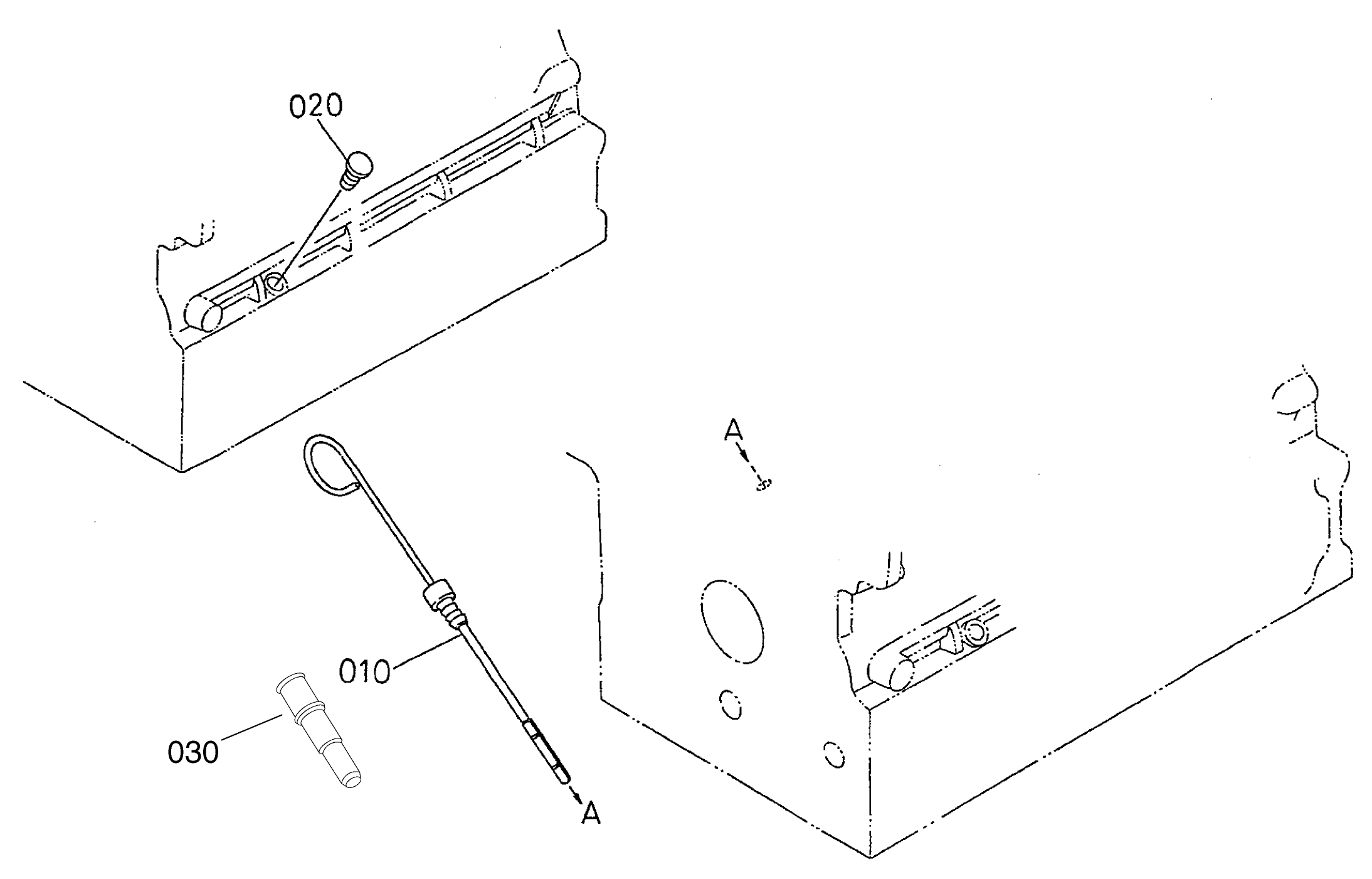 Dipstick and Guide Assembly