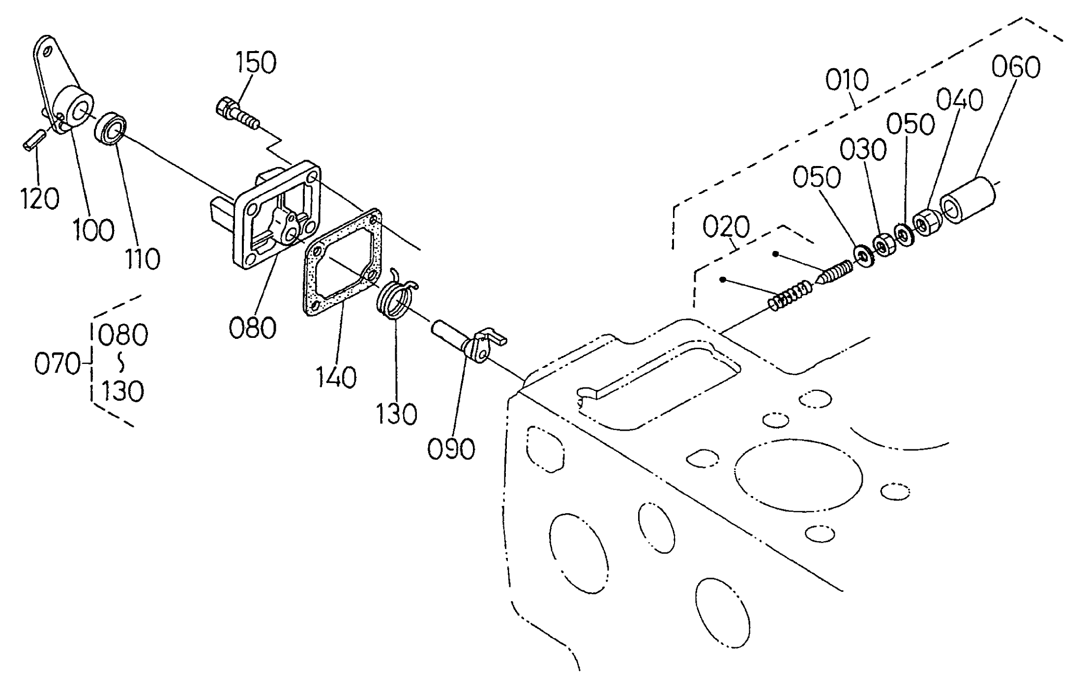 Engine Stop Lever Assembly