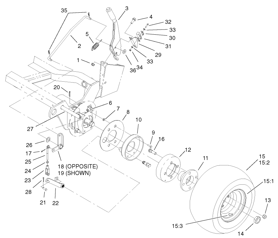 Front Wheel and Brake Assembly