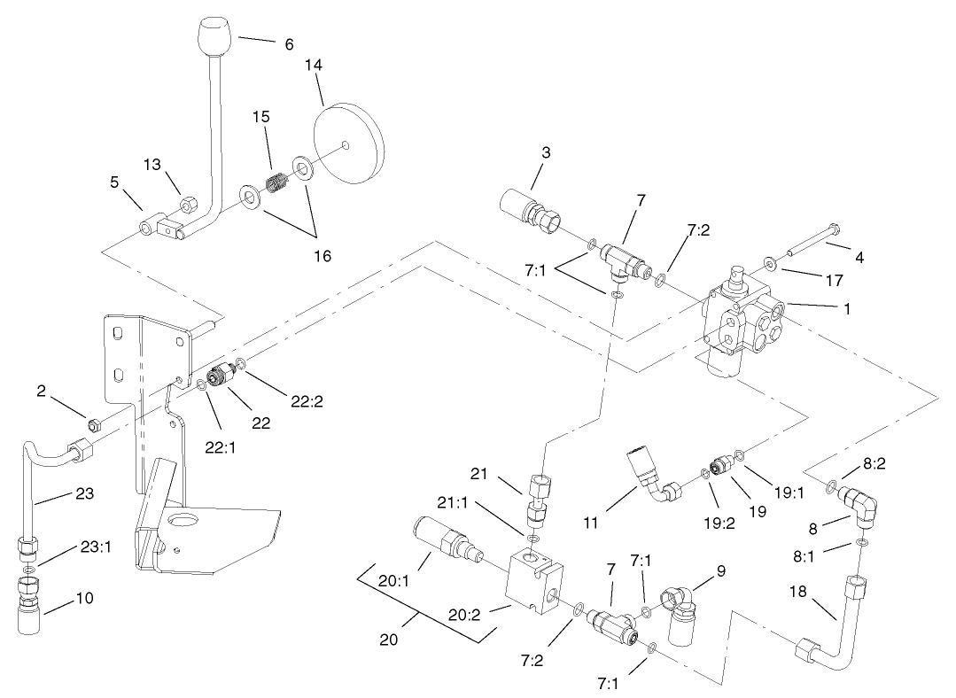 Hydraulic Valve Installation Assembly