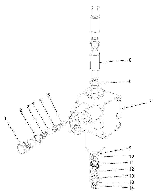 Hydraulic Control Valve No. 43-1950