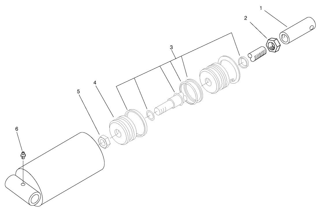 Hydraulic Cylinder Assembly No. 93-6869
