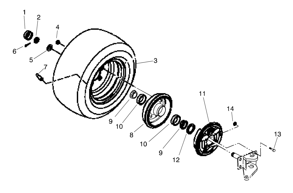 FRONT WHEEL ASM