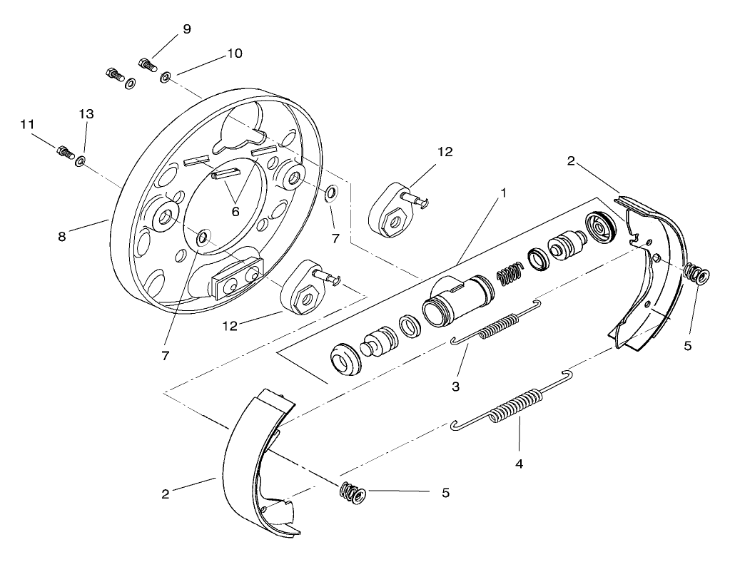 FRONT BRAKE ASM (100-8285)