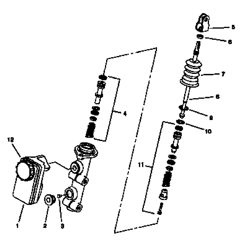 MASTER BRAKE CYLINDER NO. 94-3800