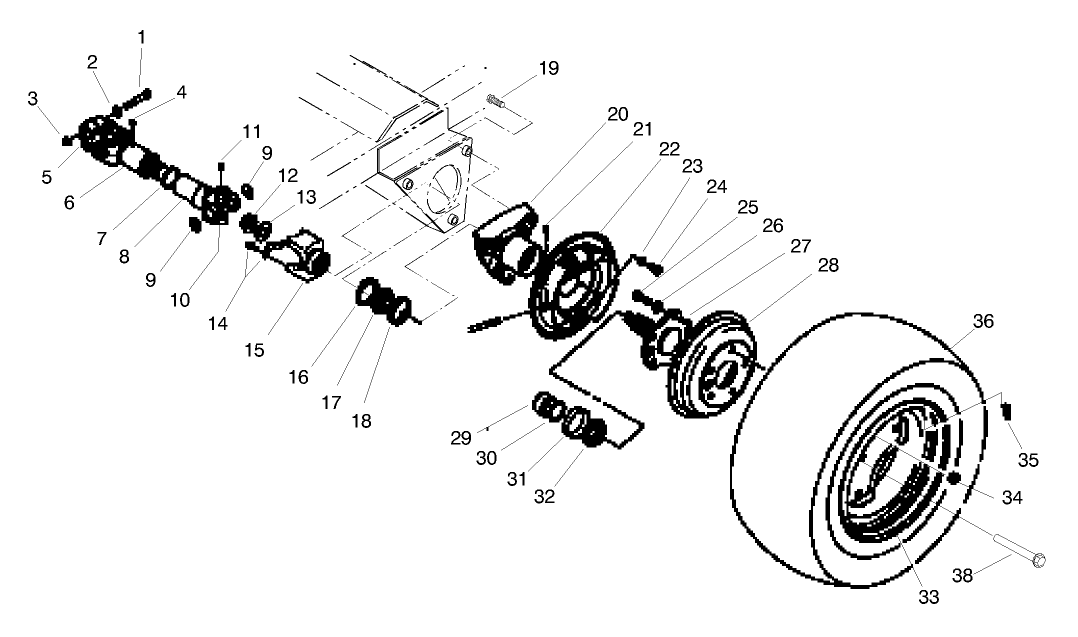 REAR AXLE ASM