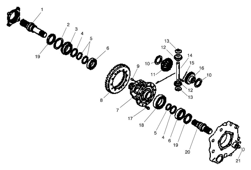 DIFFERENTIAL GEAR ASM