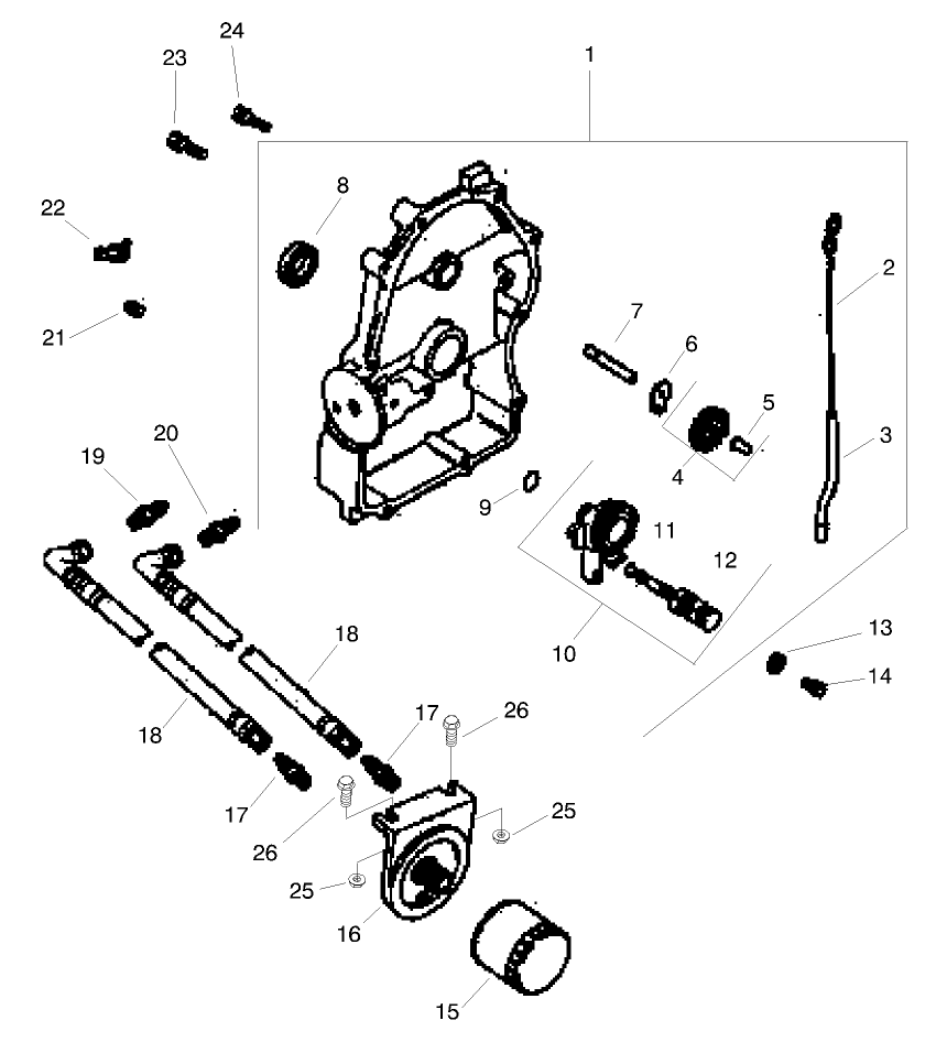 ENGINE KOHLER MODEL CH20S SPEC. NO. 64647