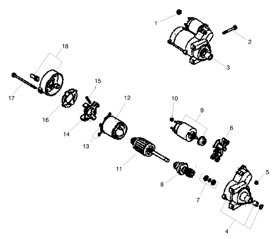 ENGINE KOHLER MODEL CH20S SPEC. NO. 64647