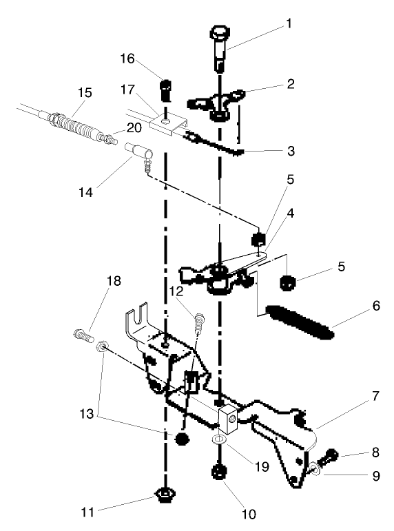 THROTTLE LINKAGE ASSEMBLY