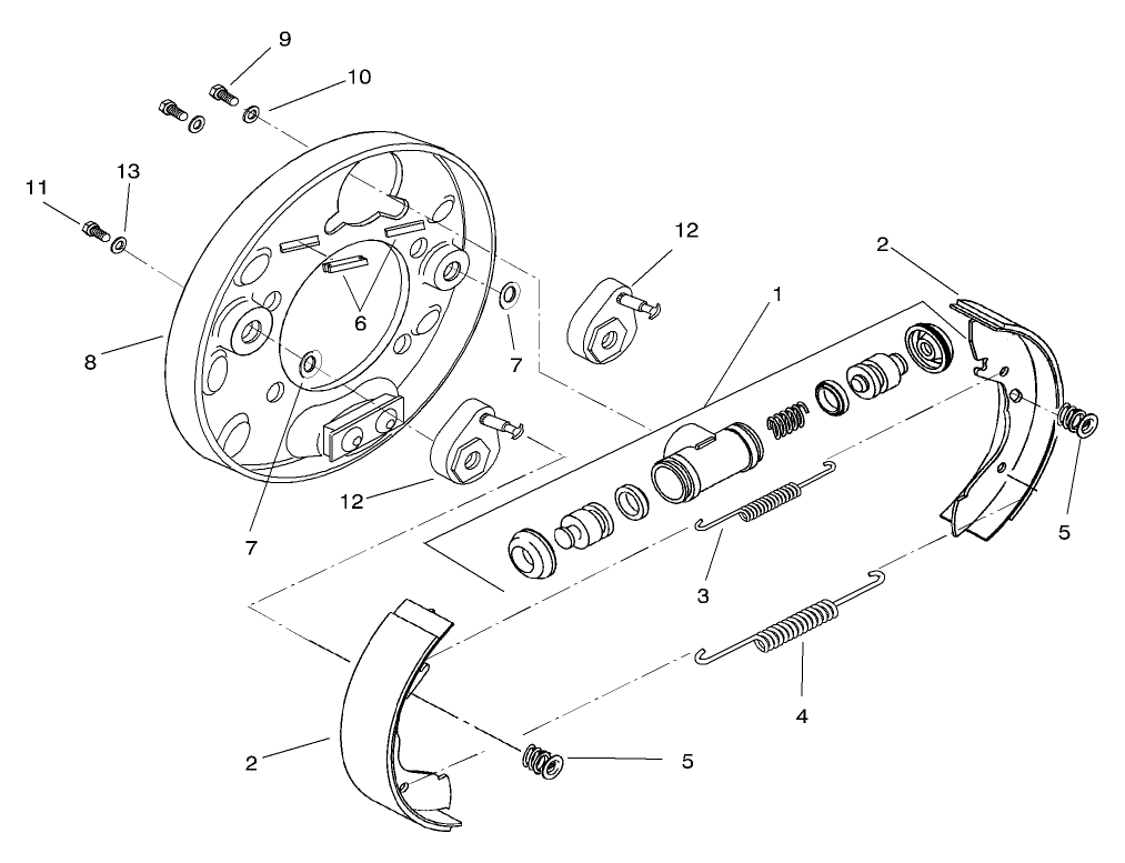 FRONT BRAKE ASM (100-8285)