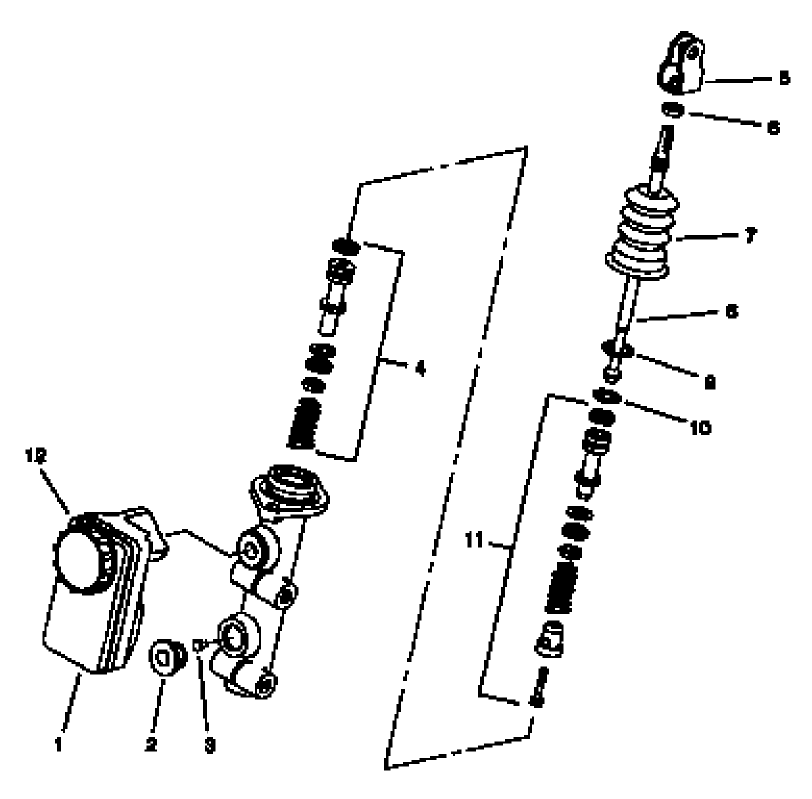 MASTER BRAKE CYLINDER NO. 94-3800