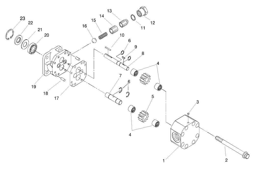 HYDRAULIC PUMP ASM NO. 100-8302