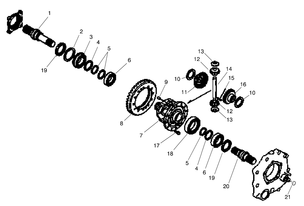 DIFFERENTIAL GEAR ASM