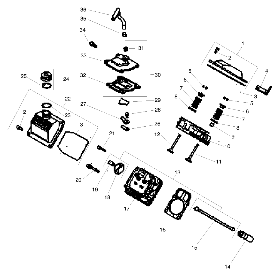 ENGINE KOHLER MODEL CH20S SPEC. NO. 64647