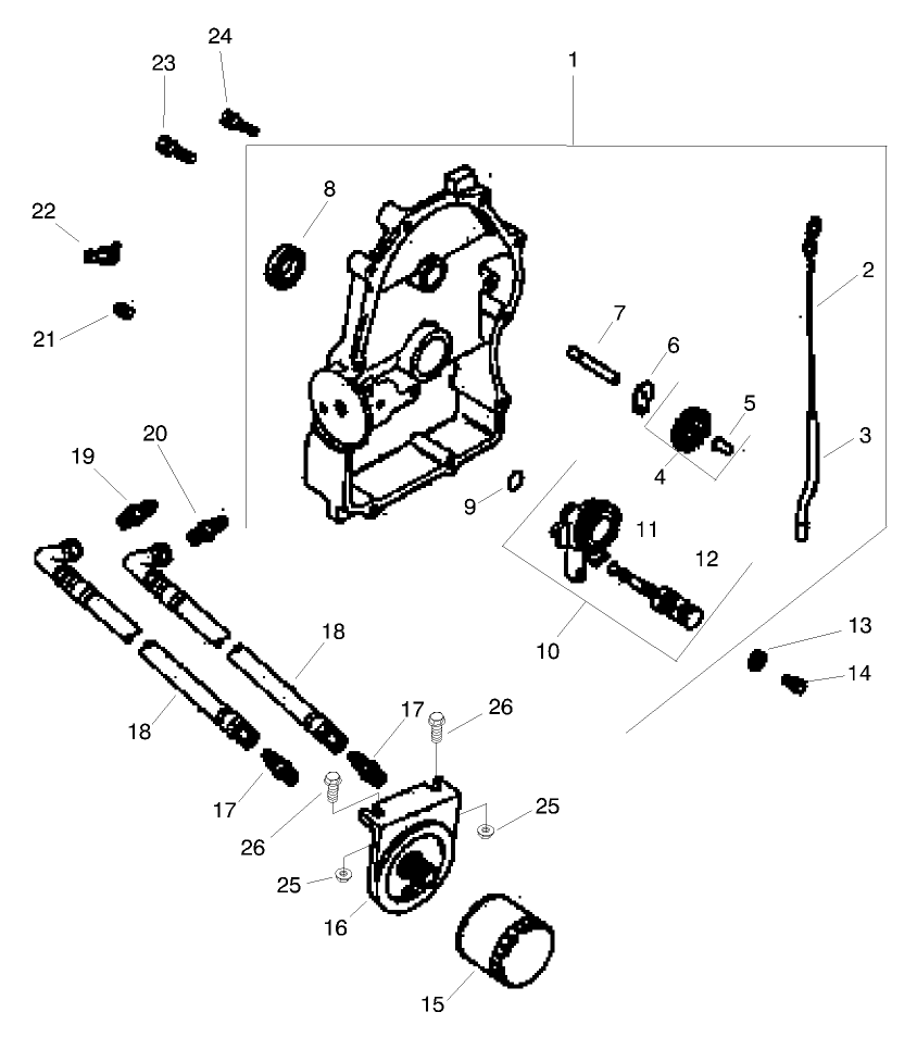 ENGINE KOHLER MODEL CH20S SPEC. NO. 64647