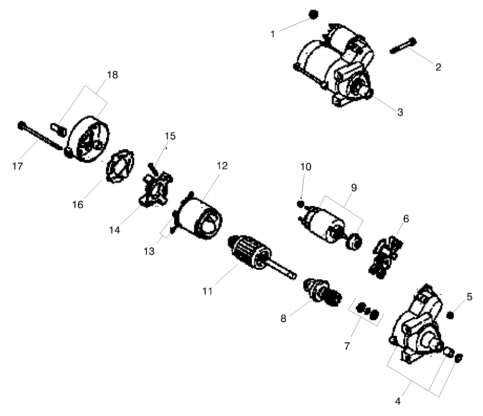 ENGINE KOHLER MODEL CH20S SPEC. NO. 64647
