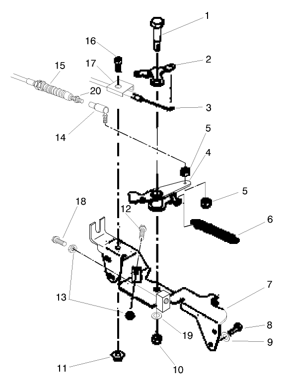 THROTTLE LINKAGE ASSEMBLY