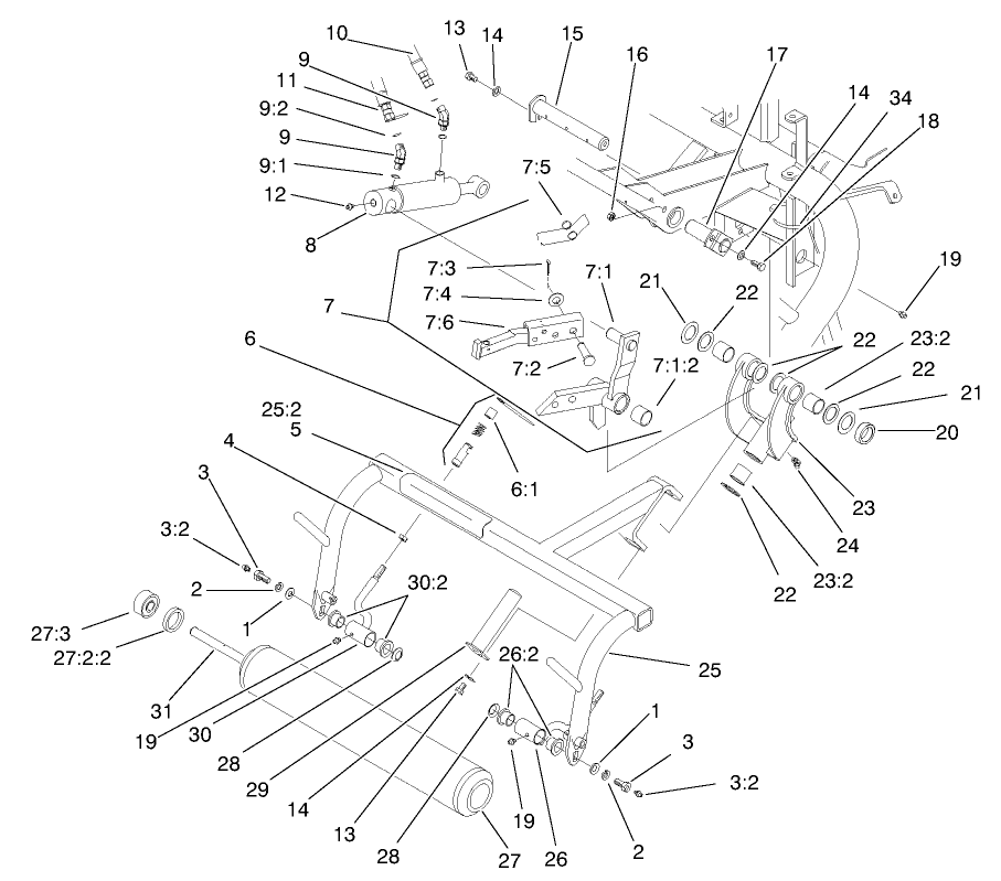 Rear Pull Frame Assembly