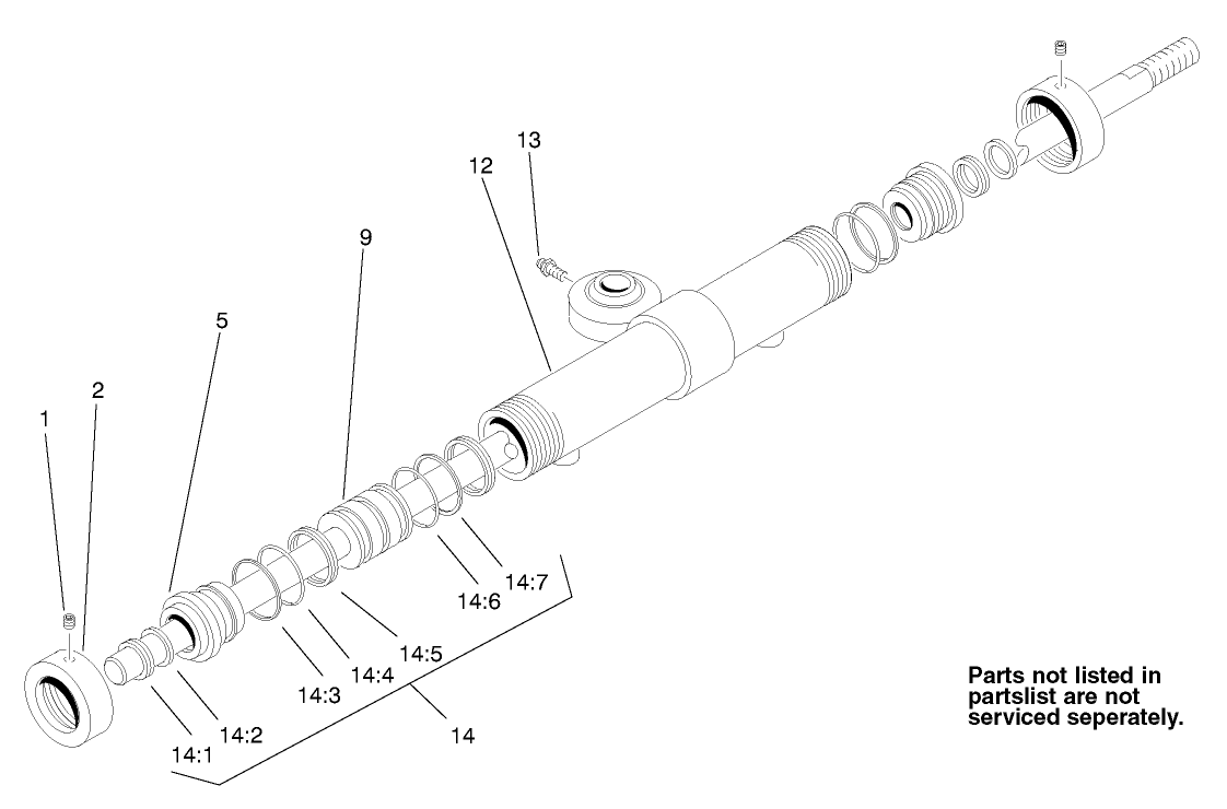 Hydraulic Cylinder Assembly No. 83-2330