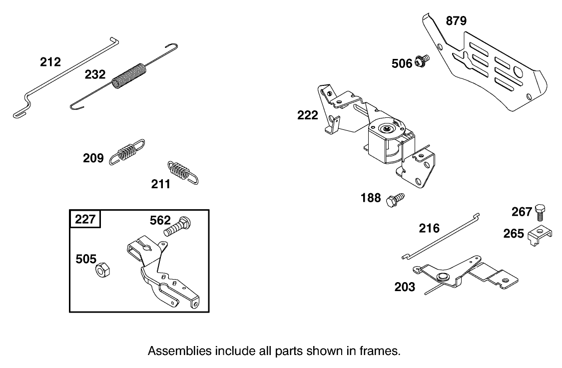 Governor Assembly Briggs and Stratton Model 350447-1331-E1