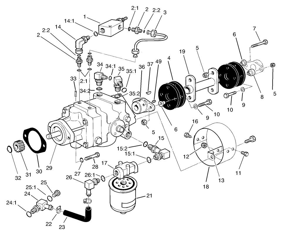 Hydrostatic Transmission Assembly