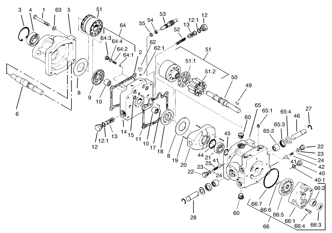 Hydrostatic Transmission Assembly No. 92-8947