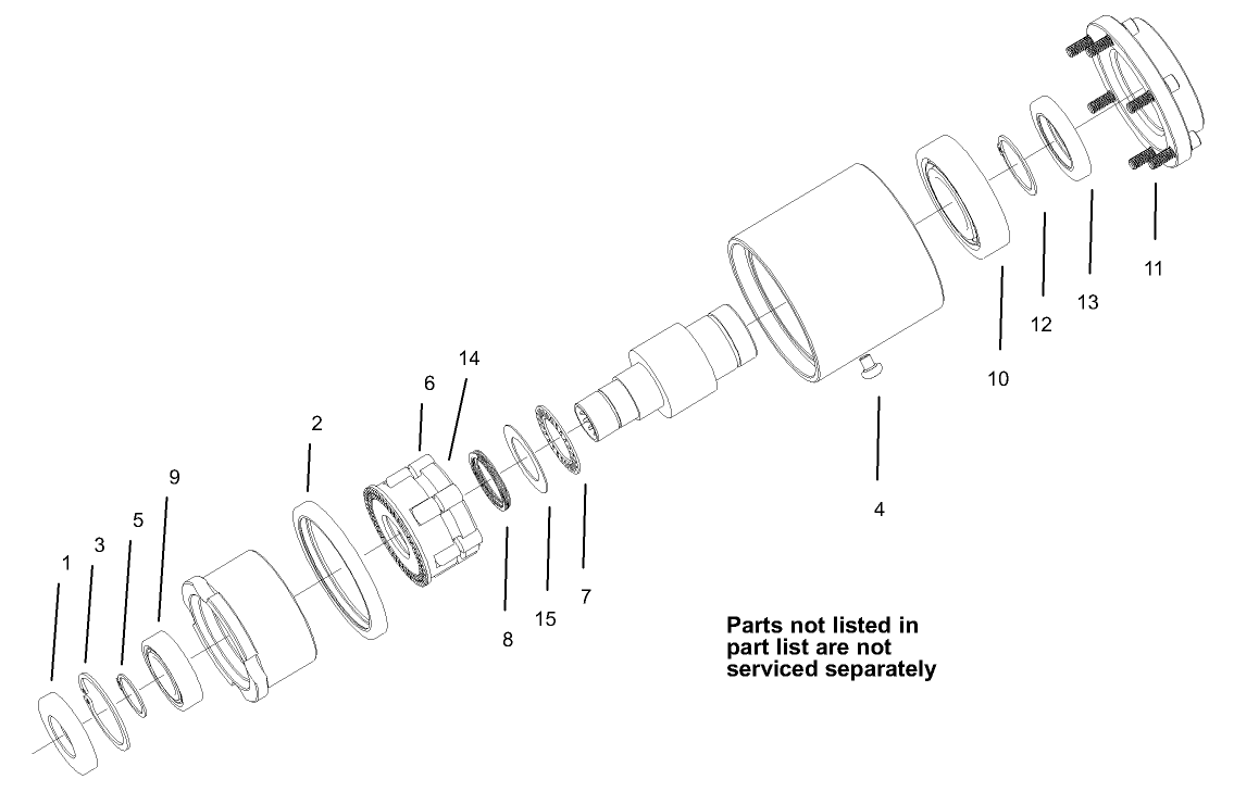 Bi-Directional Clutch Assembly No. 95-6296 (only on: 30627)
