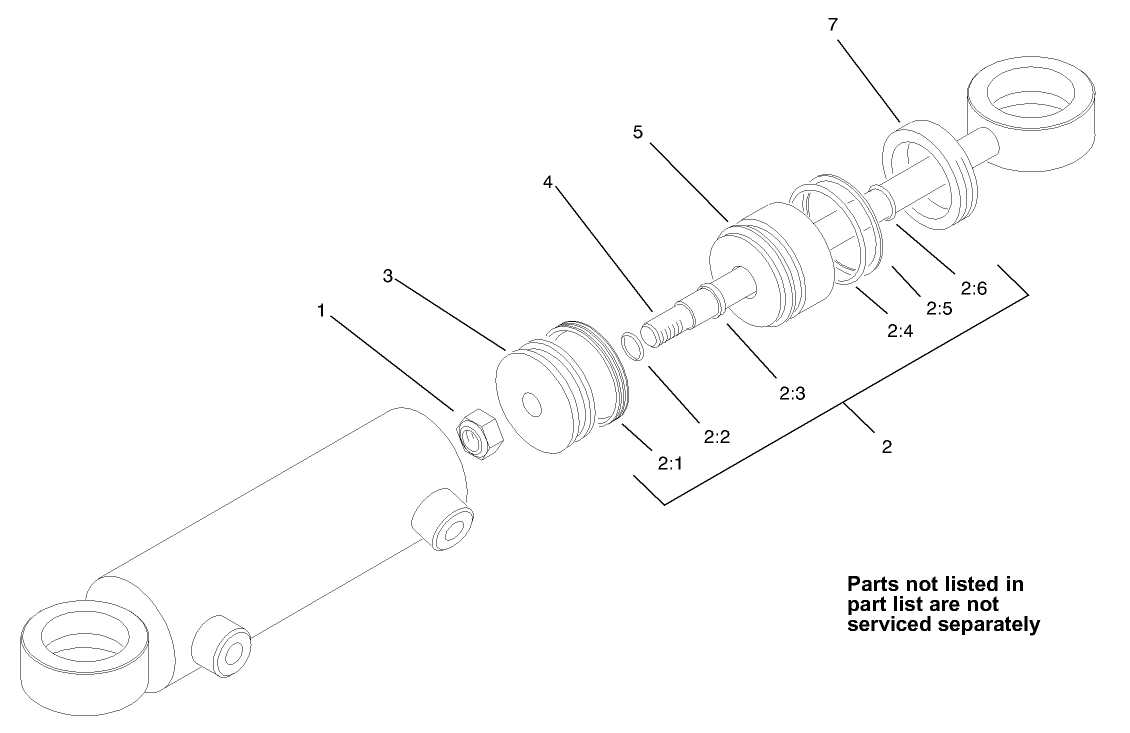 Cylinder Assembly No. 99-2415 (only on: 30627)