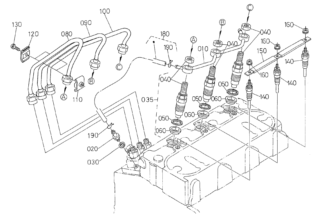 Nozzle Holder Glow Plug Assembly
