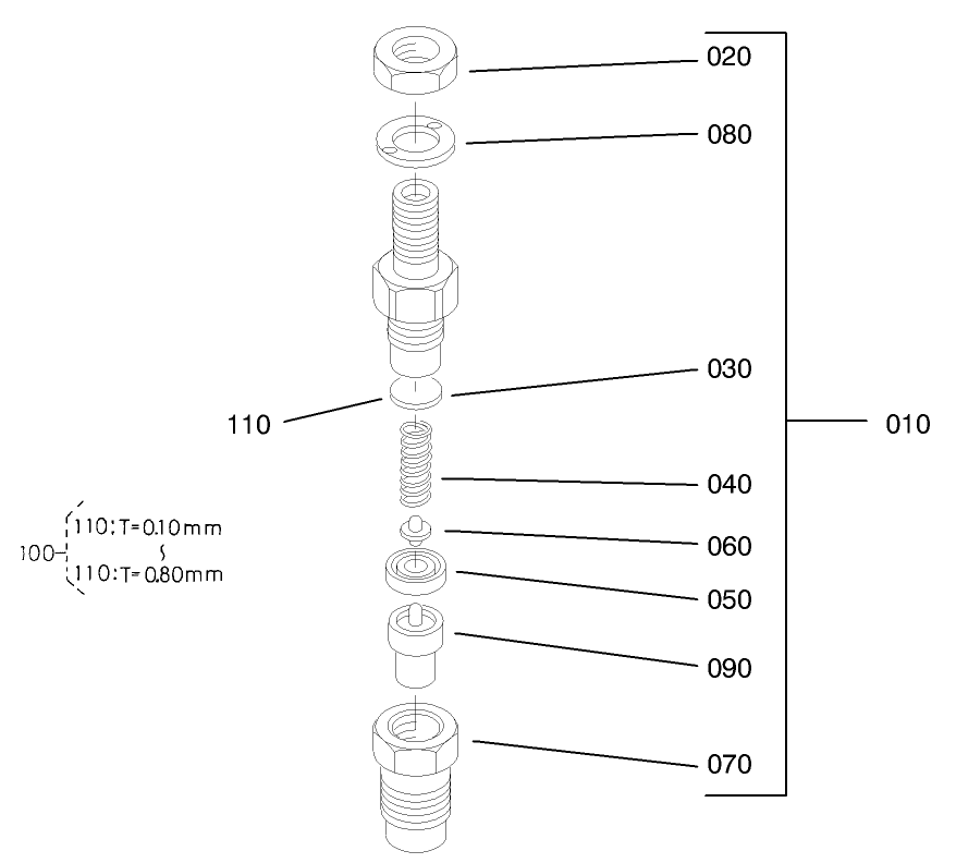 Nozzle Holder Assembly No. 98-9468