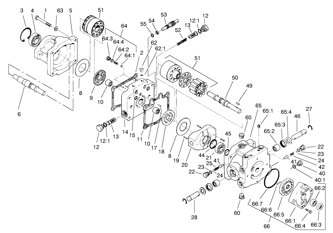 Hydrostatic Transmission Assembly No. 92-8947