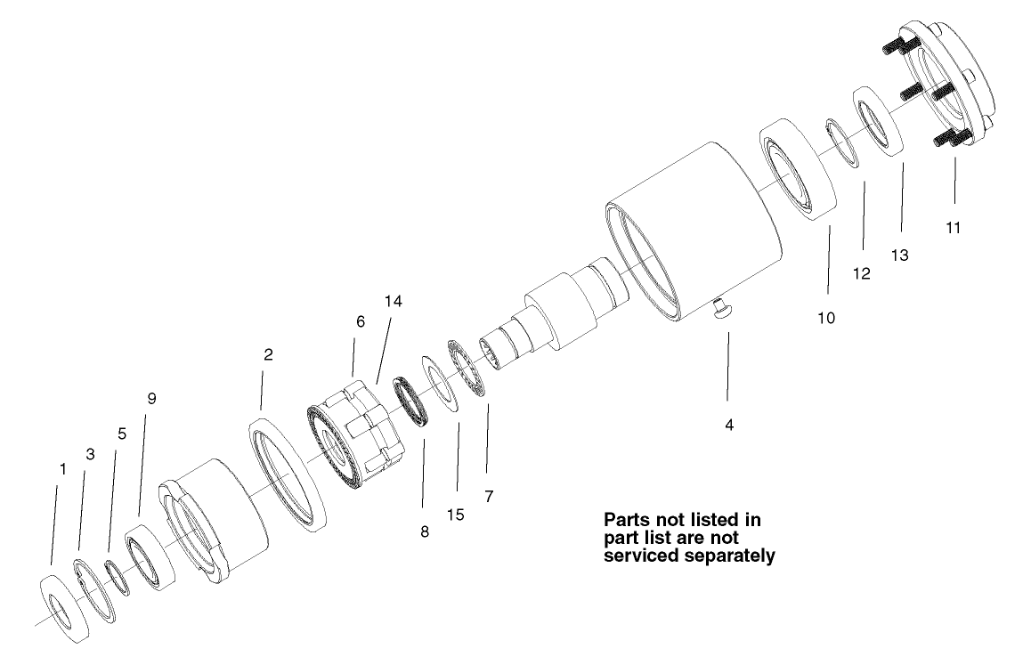 Bi-Directional Clutch Assembly No. 95-6296 (only on: 30631)