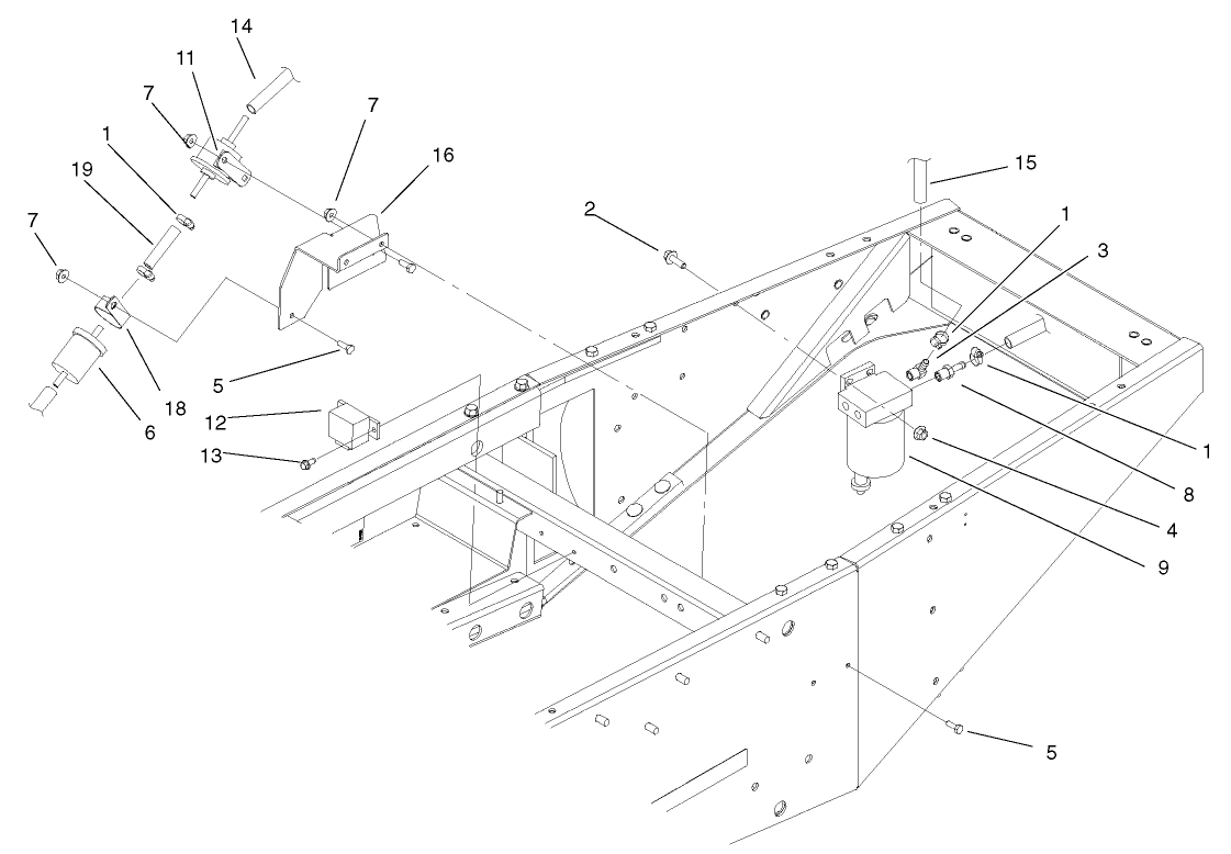 Water and Fuel Filter Assembly