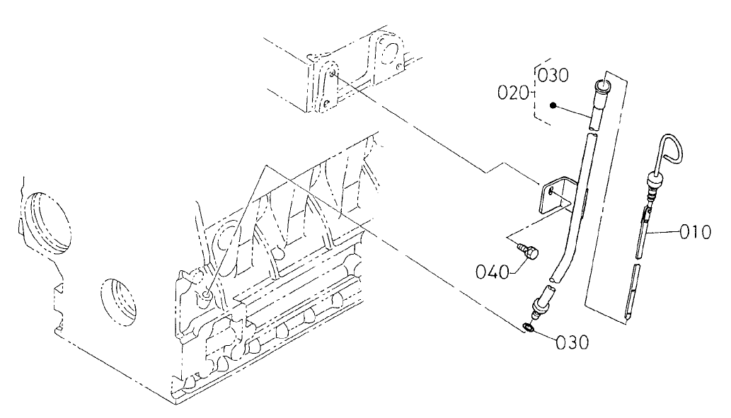 Dipstick and Guide Assembly