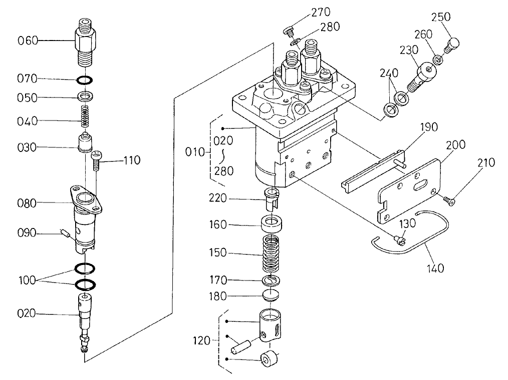 Injection Pump Assembly No. 98-9643