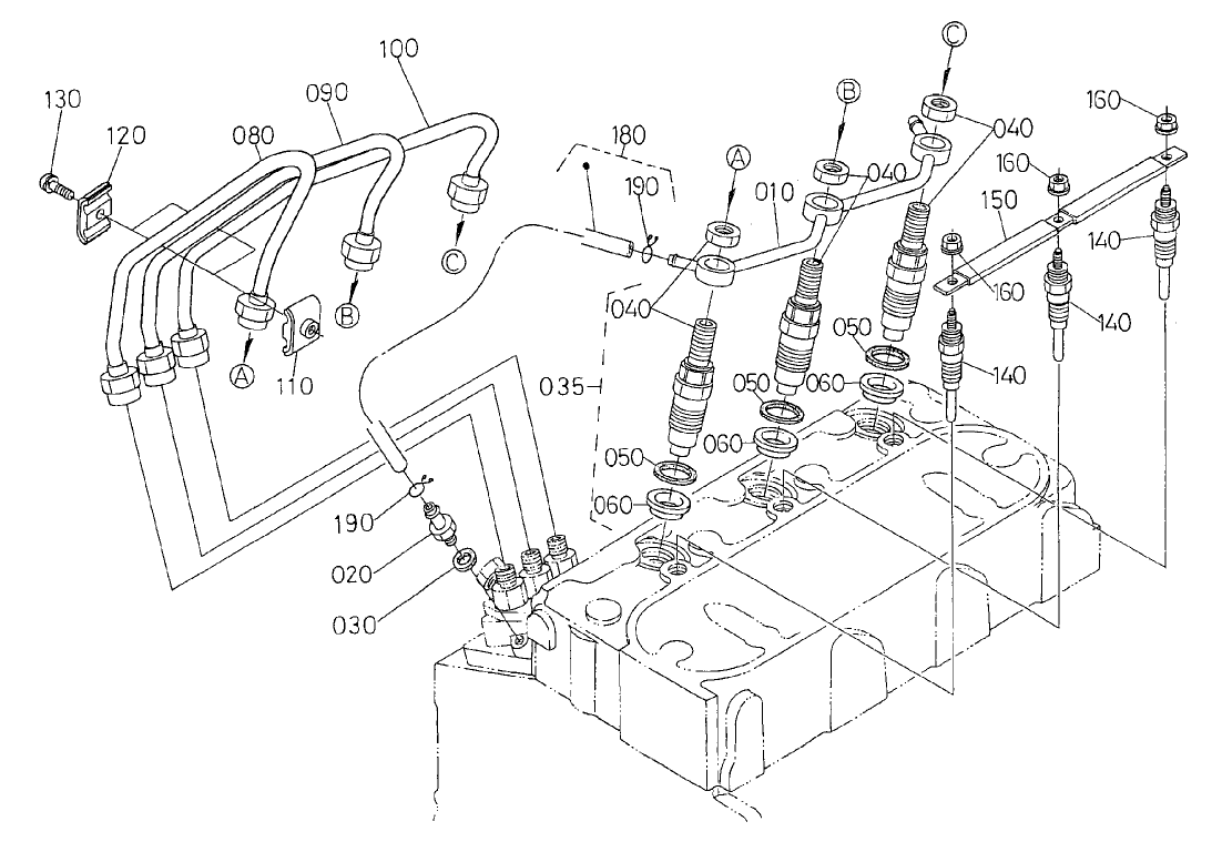 Nozzle Holder Glow Plug Assembly