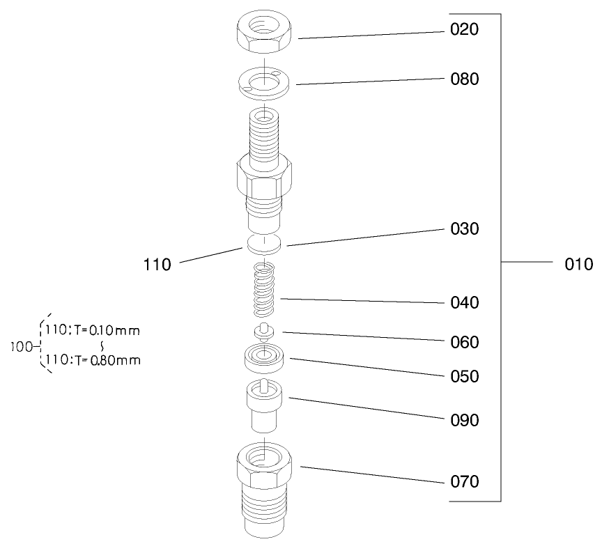 Nozzle Holder Assembly No. 98-9468