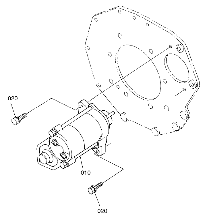 Starter Mount Assembly