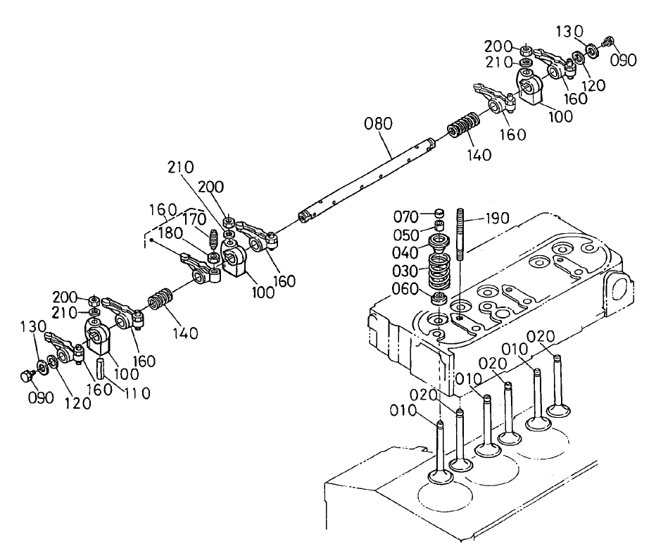 Valve and Rocker Arm Assembly