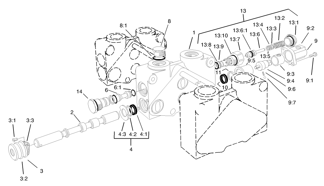 Control Valve Section 4 Assembly No. 105-3804