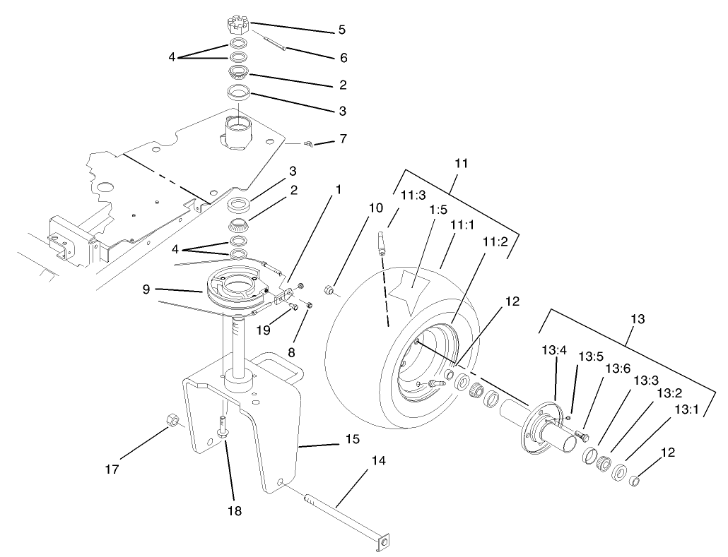 Rear Wheel Assembly