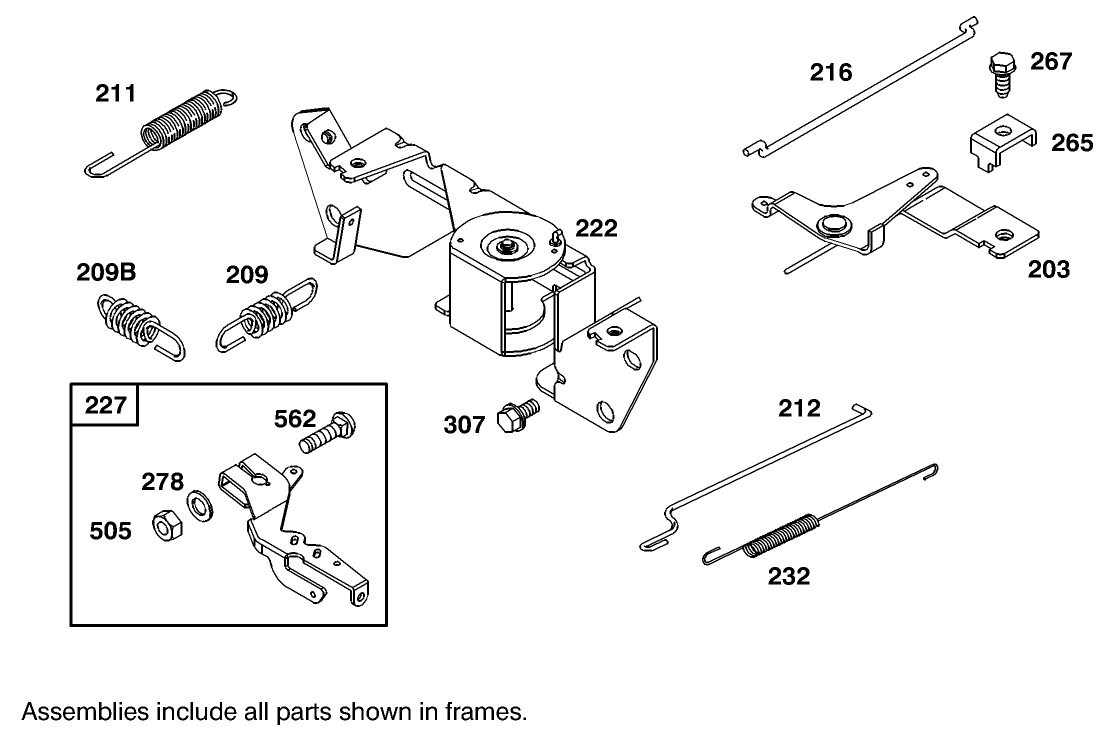 Governor Assembly Briggs and Stratton Model 303447-1408-E1