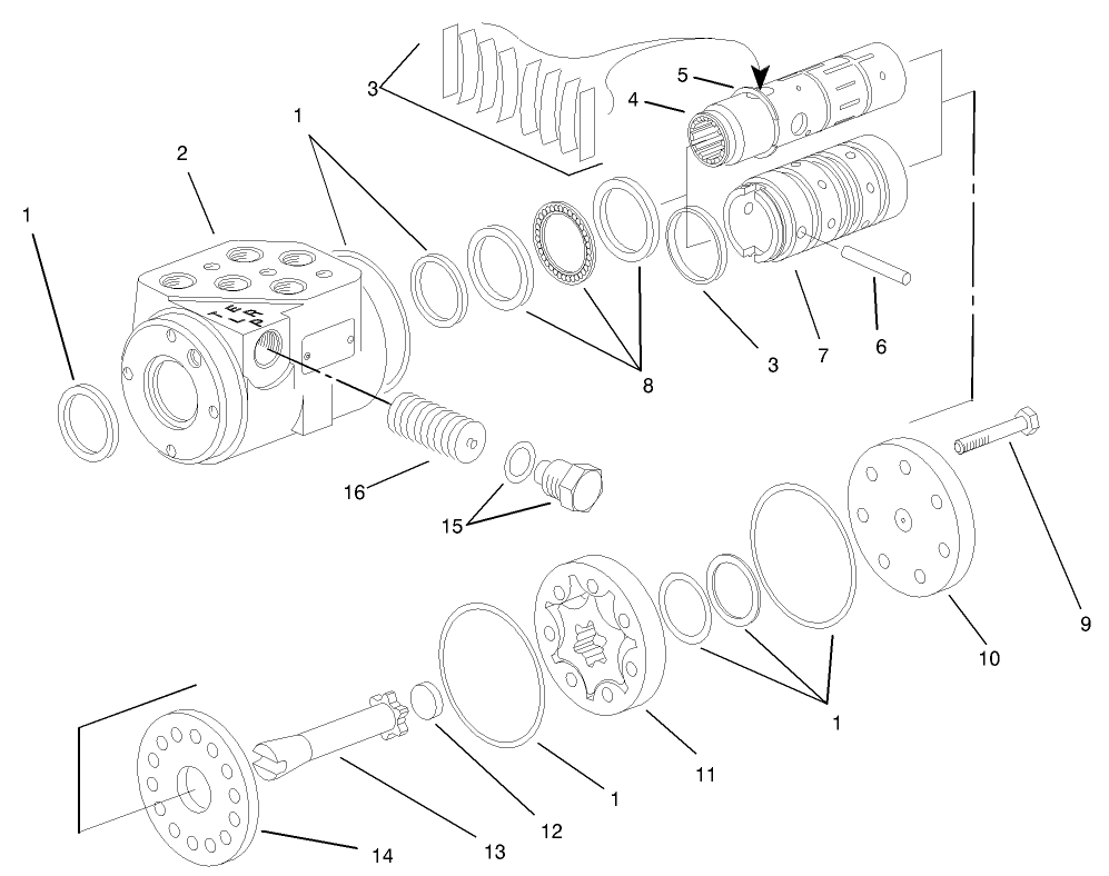 Steering Control Valve Assembly No. 105-0424