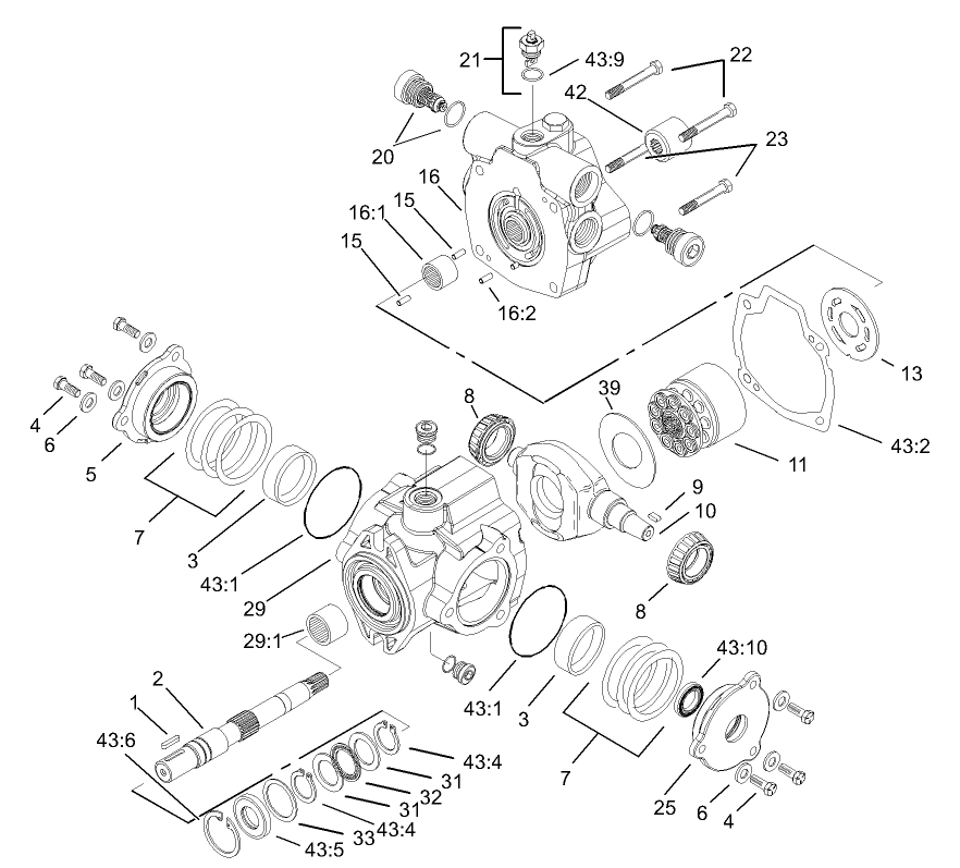 Hydrostat Assembly No. 105-0494